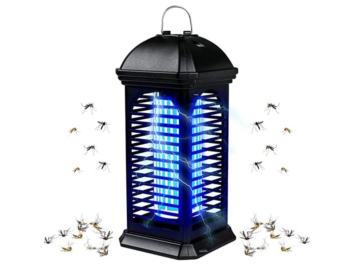 Lâmpada Elétrica Mata-mosquitos, Utiliza Luz Ultravioleta Para Eliminar Os Mosquitos, Cobrindo Uma Área De Meio Hectare Preto Hexinyigjly