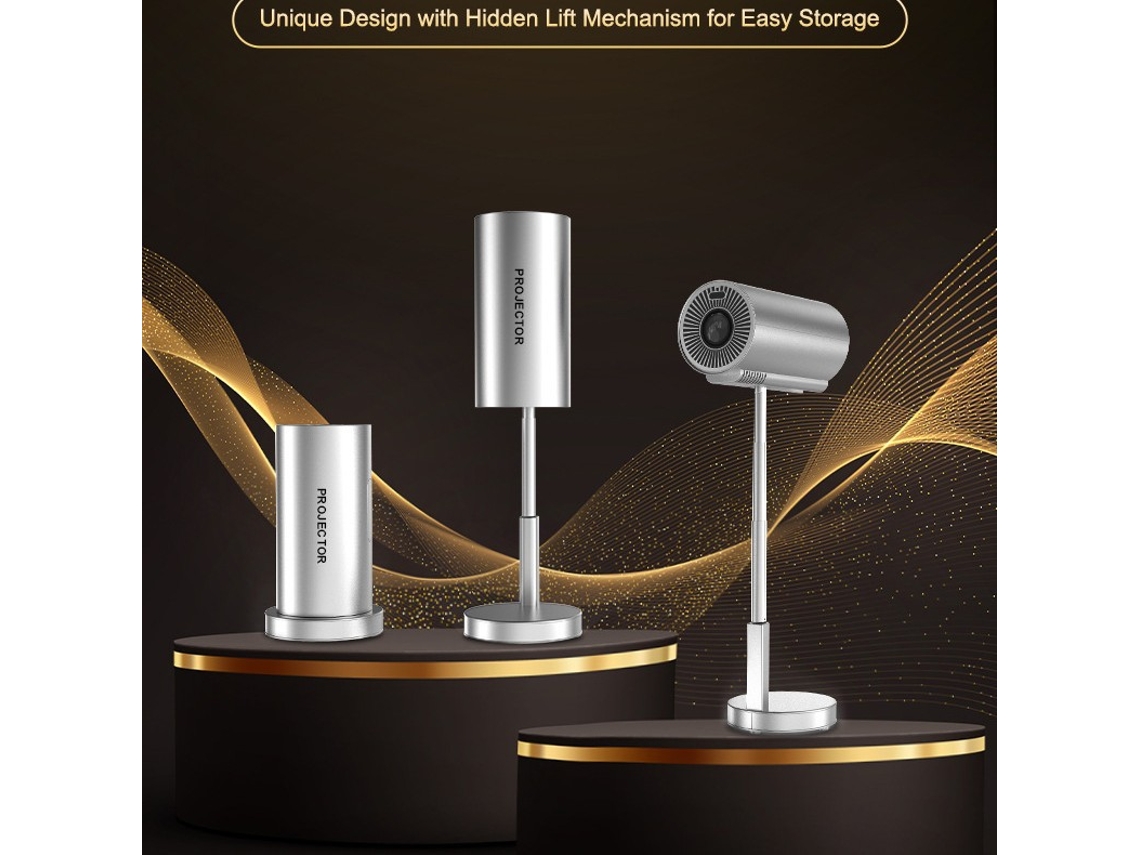 Proyector portátil, Android 13, Wi-Fi 6, Bluetooth 5.0, HD 720p, Proyector inteligente, Estándar europeo MDUG