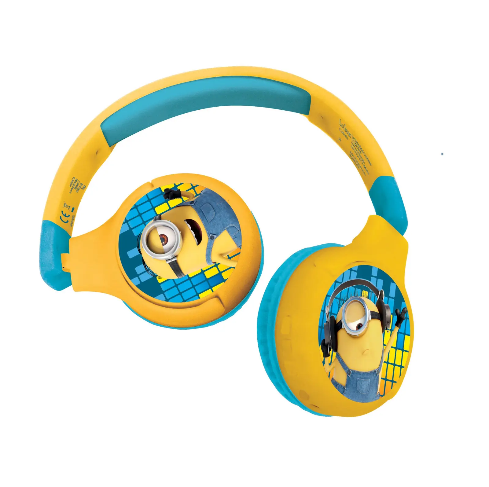 Minions 2-in-1 Bluetooth® Und Kabel-kopfhörer, Faltbar, Mit Sicherer Lautstärkebegrenzung