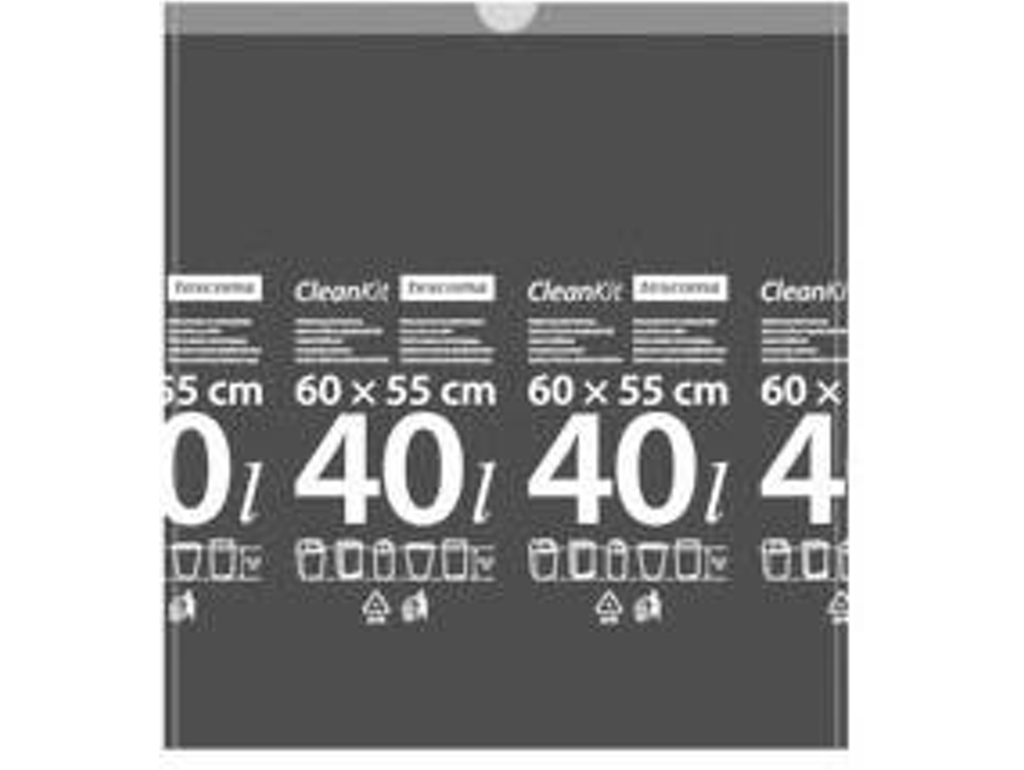 Conjunto de 15 Bolsas de Basura TESCOMA Clean Kit con cordón (40 l)