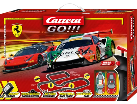 Set de pistas y vehículos de carreras CARRERA Speeders (6 anos)