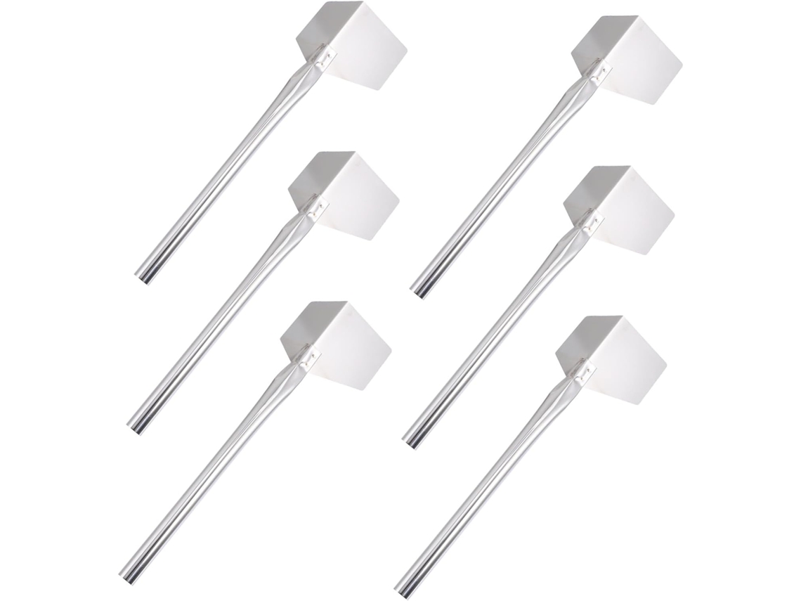 Juego De 6 Piezas De Llana De Acero Inoxidable Para Esquinas Exteriores, Ideal Para Enlucir Paredes, Esquinas Y Paneles De Yeso - Diseño Ergonómico