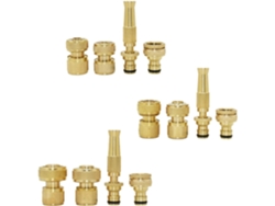 Kit De Riego Latón Para Césped Y Jardín 1/2 Pulgada Latón