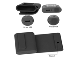 Luces Led De Seguridad Para Correr Clip Collar Recargable Usb Para Camping Y Actividades Al Aire Libre