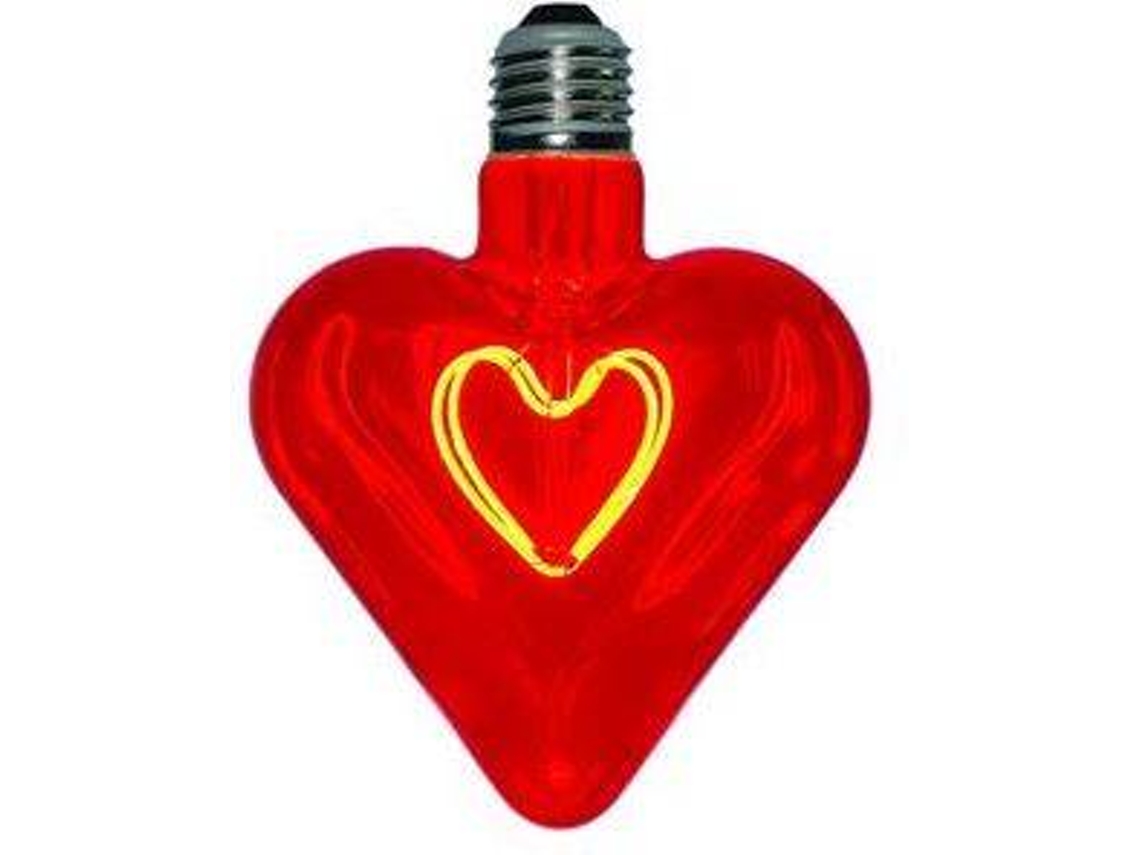 Bombilla LEDBYLED Vintage Heart (Rojo)