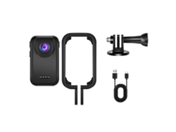 Cámara digital 4K MDUG de 48 megapíxeles para niños con enfoque automático y pantalla giratoria de 2,4 pulgadas y 180° (amarilla, 8 GB)
