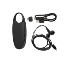 Grabadora De Voz Activa Con Cancelación De Ruido Magnética Por Ia, 70 Horas, Reproductor Mp3 De 64 Gb, Usb C