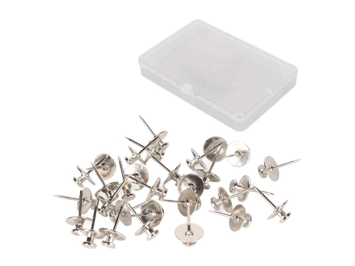 30 Clavos De Doble Cabeza De Aleación De Zinc Para Colgar Cuadros Y Decoraciones.