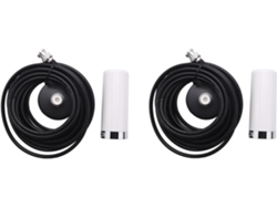 2 Bases De Montaje Para Antenas De Radio De Vehículos/coches De Doble Banda Vhf/uhf
