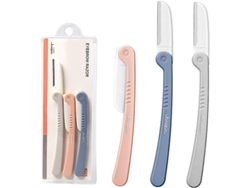 Maquinillas De Afeitar Para Cejas Y Depilación Facial Para Mujeres Y Hombres (gris, Azul, Rosa)