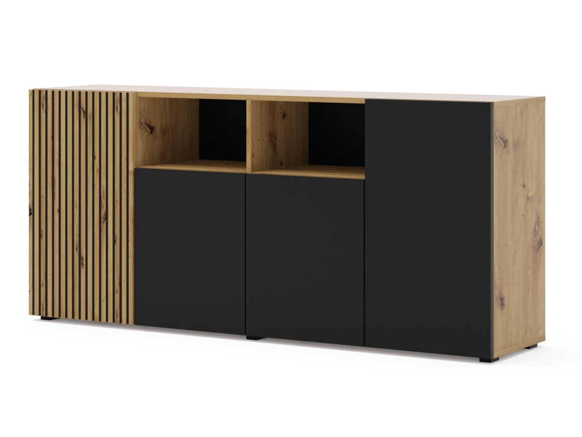 Aparador FURNLUX Auris (Beige, Madera Contrachapada - 180X42X82 Cm)
