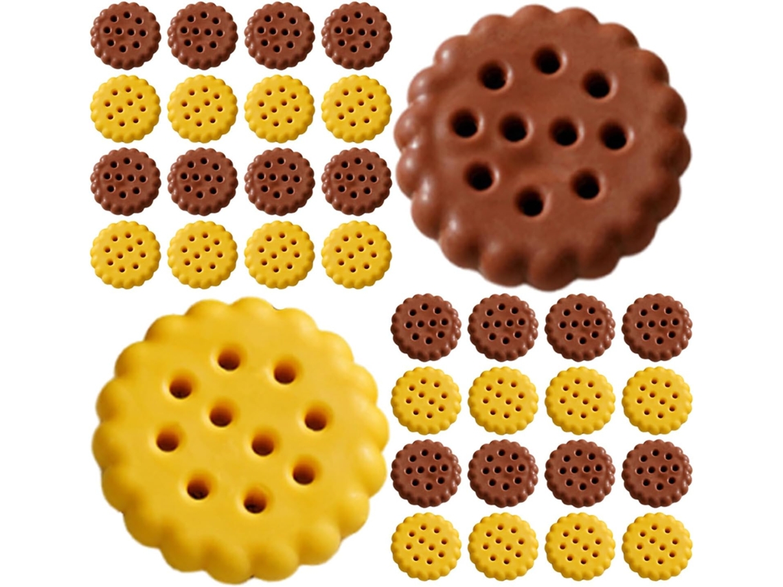 Besportble Juego De Galleta Y Borrar Kawaii Amarillas Y Marrones 3.00 X 3.00 X 0.50 Cm - Información Del Pr...