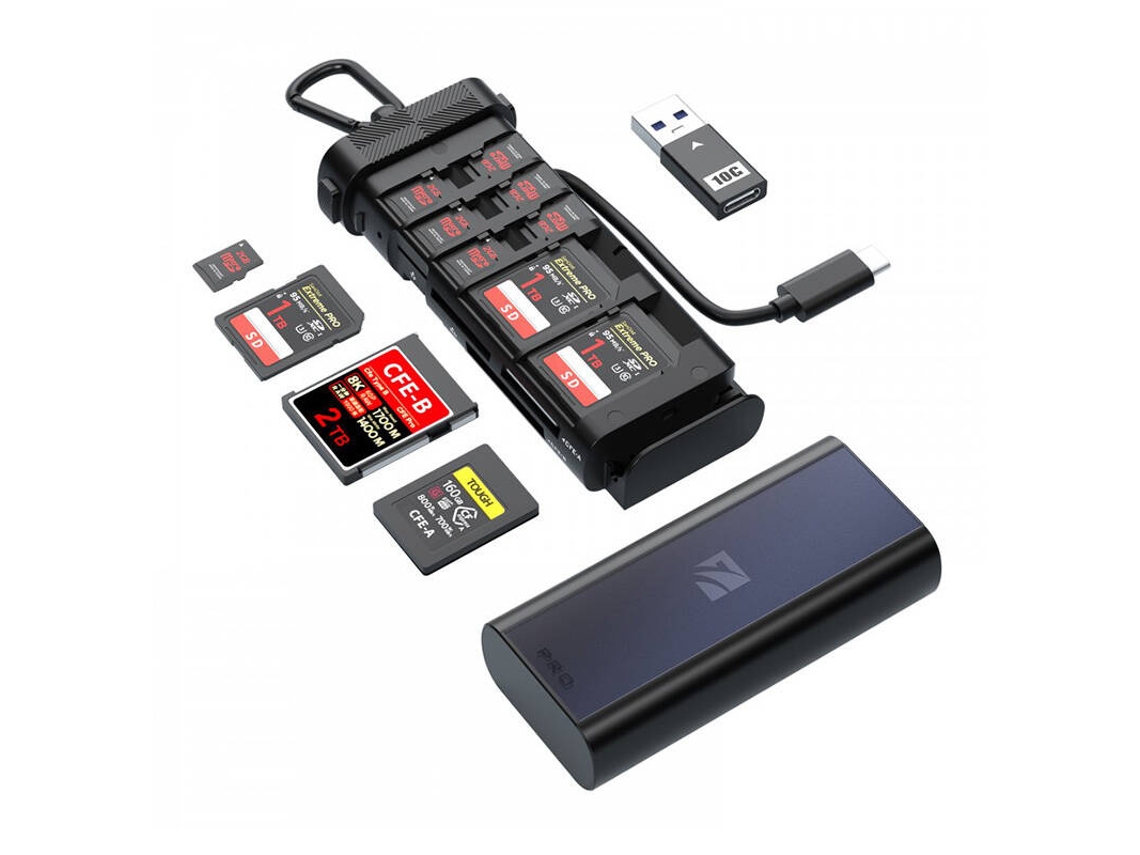 Lector de tarjetas de memoria Freewell Pro CF A/B SD TF