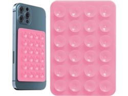 Soporte para teléfono con ventosa de silicona Octobuddy, soporte adhesivo para teléfono, soporte manos libres para espejo D Jortmrd