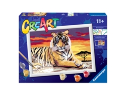 Ravensburger Pintar por Números Majestuoso Tigre
