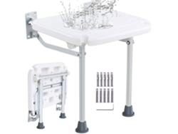 Banco de ducha plegable de pared Tekmaquinas con patas de aluminio antideslizantes