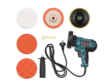 Kit de pulidora eléctrica para automóvil de 5 pulgadas, pulidora automática de 700 W con mango desmontable, máquina pulidora multifunción, lijadora...