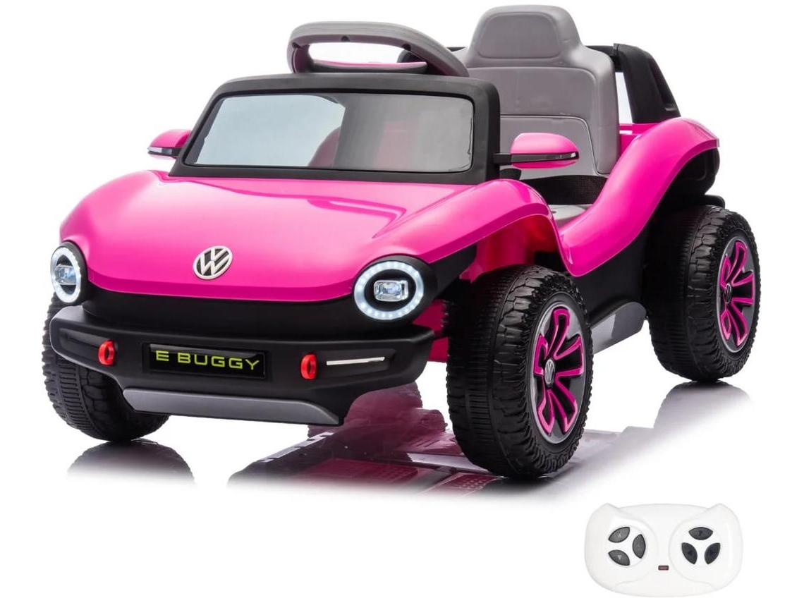 Vehículo Eléctrico Para Niños - Volkswagen E-buggy 12v - 1 A 5 Años - Rosa