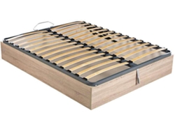 Canapé PIKOLIN Abatible De Láminas Transpirable Oxfort Altura 32 Cm - Roble - 135X190Cm