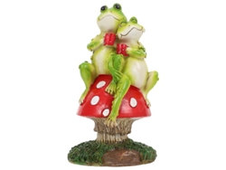 estatuilla de ranas de pareja ALLINLESS