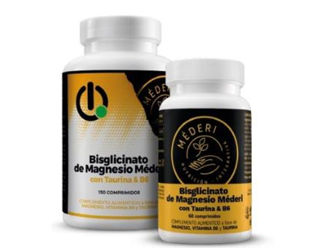 MÉDERI NUTRICIÓN Bisglicinato de Magnesio 150 Comprimidos