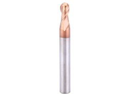 Fresa De Acero De Tungsteno De Alta Dureza Hrc55 Para Router Cnc, Broca R2.5x6dx50x2t