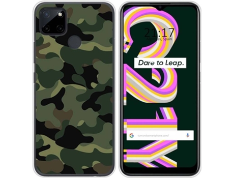 Carcasa Realme C21Y / C25Y TUMUNDOSMARTPHONE Camuflaje Multicolor