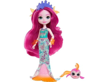 Muñeca ENCHANTIMALS Maura Sirena y Glide (Edad Mínima: 3 Años - 15.2 cm)