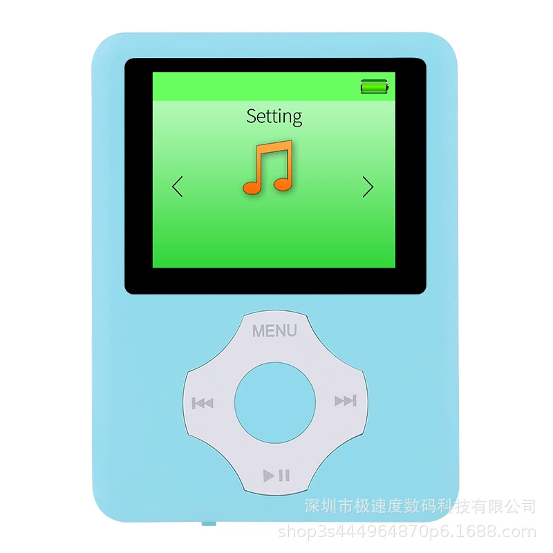 Reproductor MP3 portátil Bluetooth Siurn Hc01 20 de 16 GB, color azul