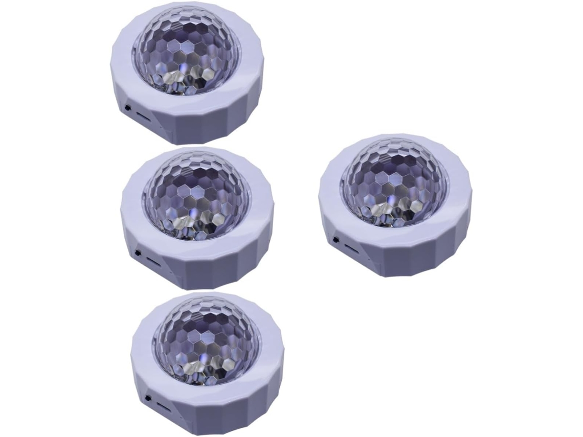 Juegos De Luces Led Ambientales Para Coche, Recargables Por Usb, Con Efectos De Luz Coloridos.