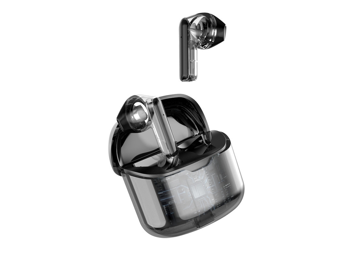 Auriculares Inalámbricos Tws Wireless Diseño Carcasa Sonido Graves YIZHOOD Bluetooth Negro