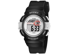 Reloj Deportivo Impermeable Con Luz Para Niños Pulsera Suave Synoke Negro