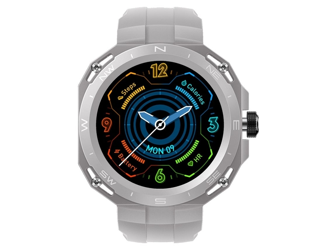 Smartwatch Pantalla Hd De 1 35 Varios Modos Deportivos Plateadoyuysan