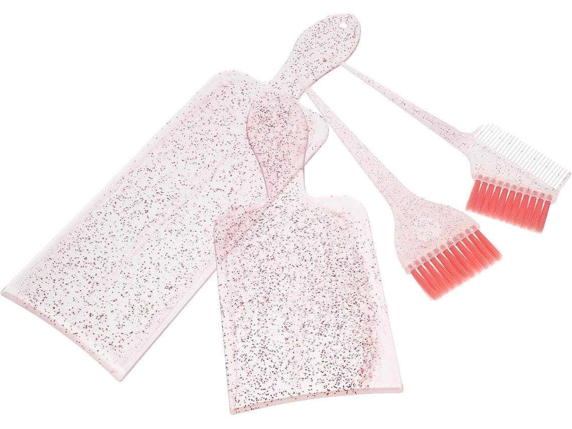 Kit De Tinte Para El Cabello De 4 Piezas Con Pincel