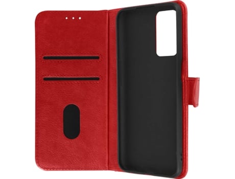 Funda Oppo A16s AVIZAR con Soporte (Rojo)