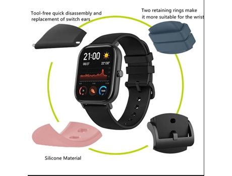 Pulsera Silicone Com Fivela G4M para Apple Watch Series 8 Aluminum - 45mm - Verde
