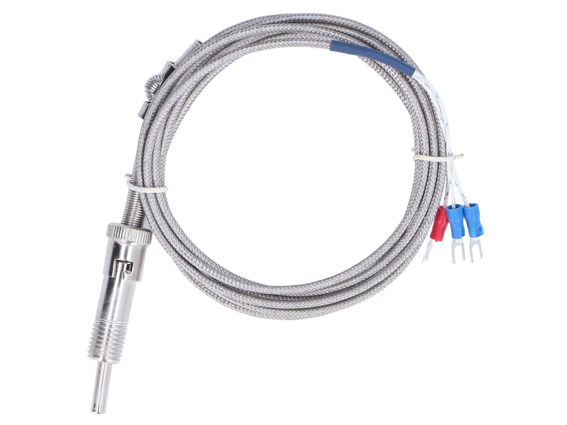 Sensor De Temperatura Pt100 Con Rosca Para La Industria Química Y Otros Sectores.