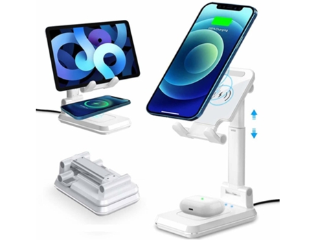 Estación de Carga Sem Rápido Habilitado para Apple RADIODDITY Blanco