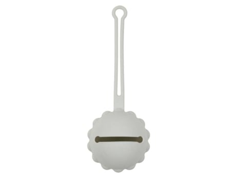 Porta-Chupetes NATTOU (Silicona - Gris - 6,5 x 6,5 x 19 cm)