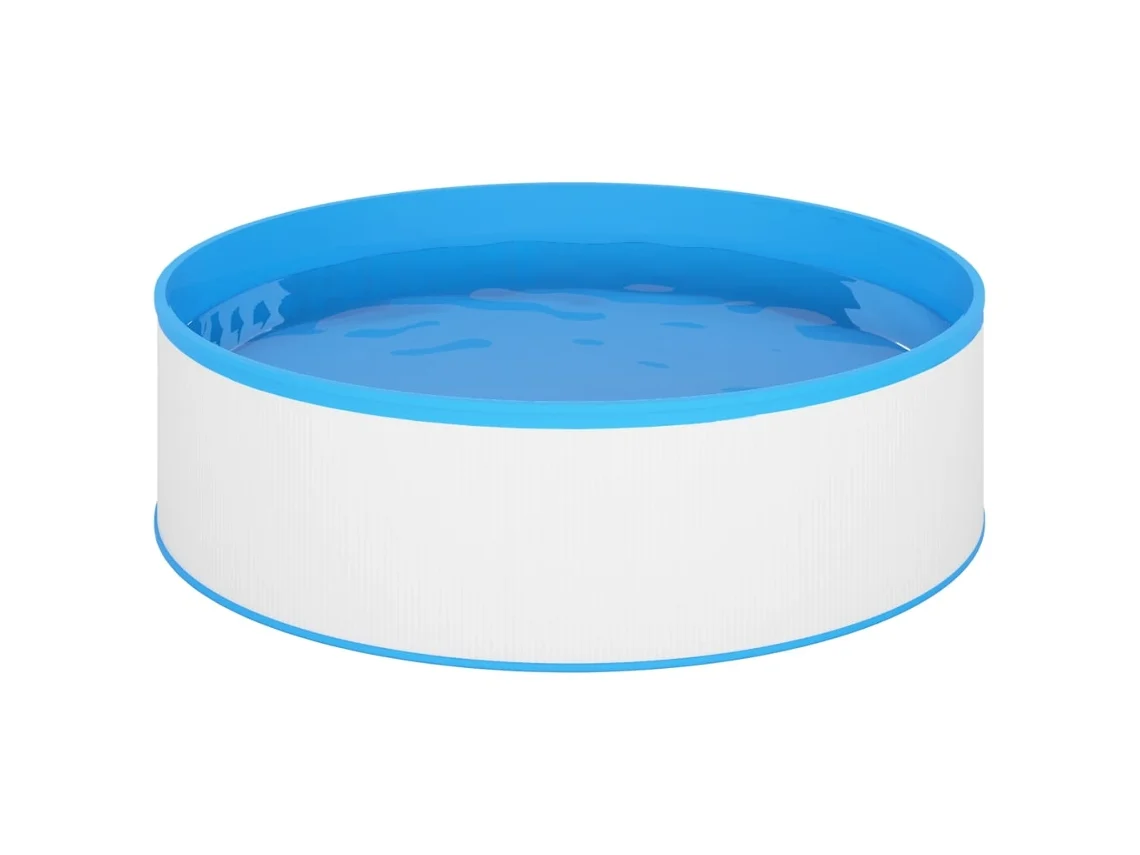 Maison Exclusive - Piscina De Chapoteo Blanca 350x90 Cm