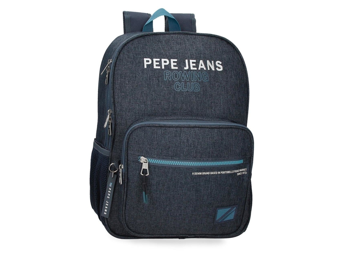 PEPE JEANS Mochila Escolar Poliester Edmon Azul