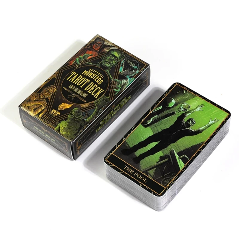 78 Cartas Del Tarot Monstruos De Universal Pictures, De Tamaño 10,5 X 6,3 Cm.