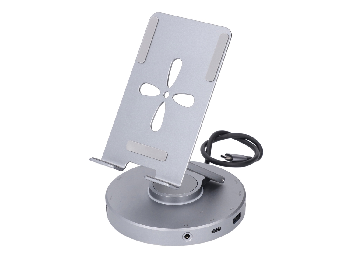 Hub Usb C 10 En 1 Con Estación De Acoplamiento, Soporte, Pd, 100 W, 4k, Hdmi, Rj45, Usb 3.0, 3,5 Mm