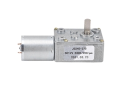 Motorreductor de engranajes planos autoblocante JSX40370 de 12 V CC y 200 rpm