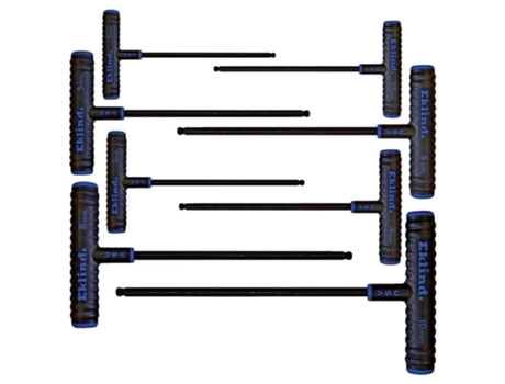 EKLIND Juego 8 llaves en T Power Punta de Bola 2-10 mm EKLIND
