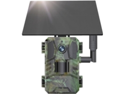 Caméra Faune Sauvage De Chasse Solaire 4g Lte, Étanche Ip66, 20m, Movimiento De Detección Pir, 14mp, La
