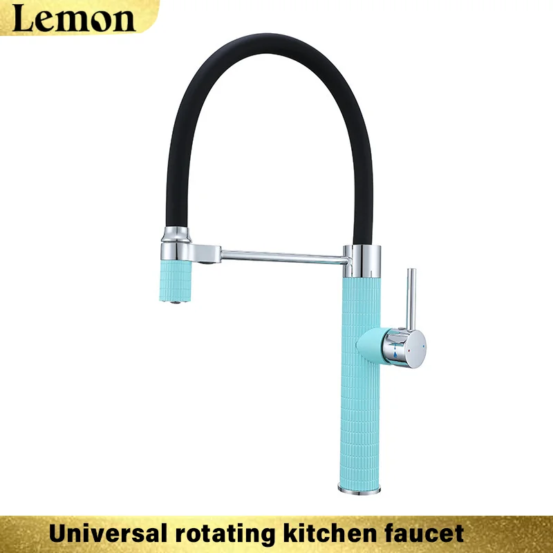 (azul G1/2) Grifo Purificador De Agua De Cocina Con Doble Salida Para Mezclar Agua Potable Pura