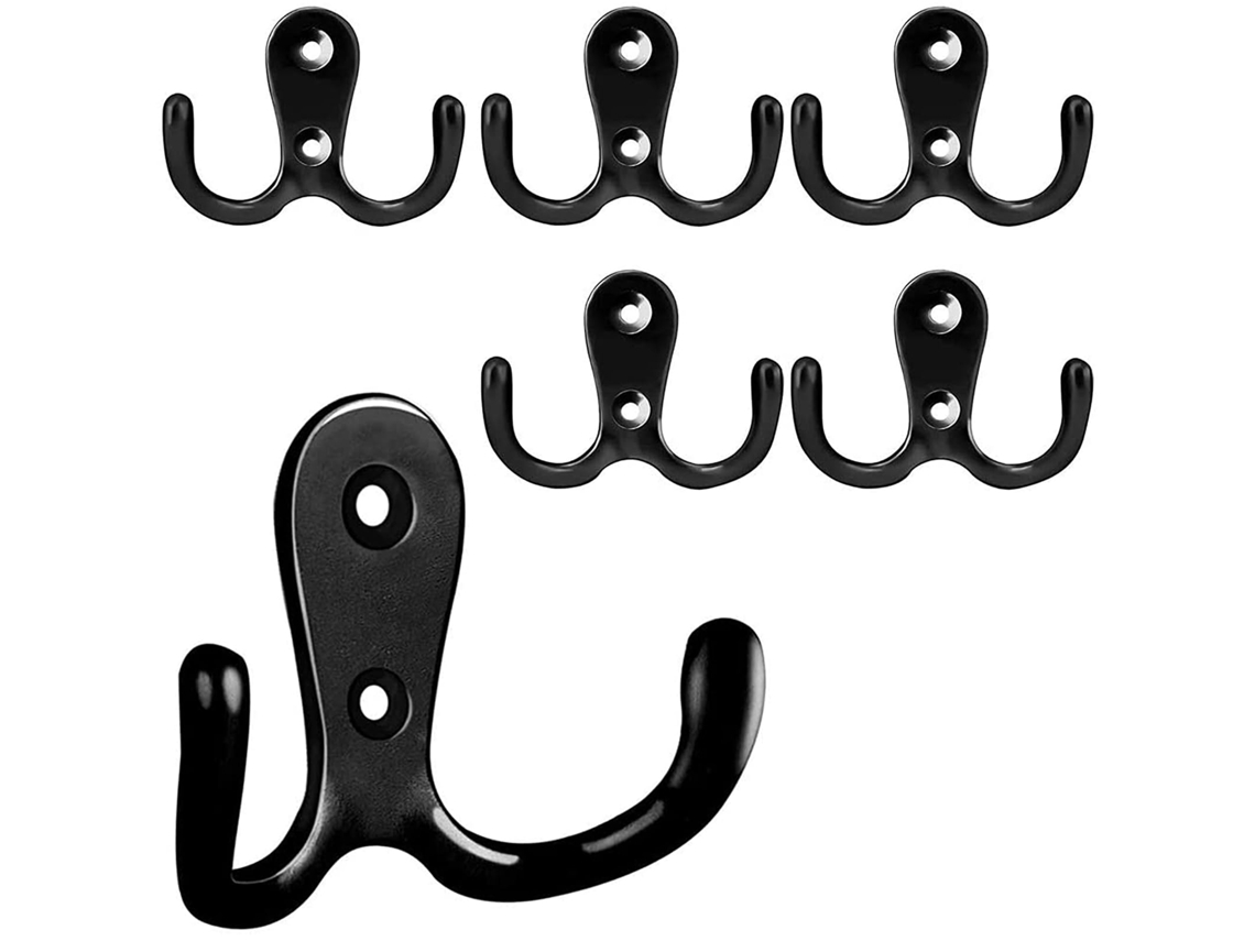 Gancho de pared plegable que ahorra espacio para abrigos y llaves
