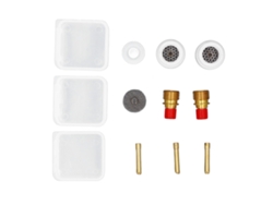 Kit De Lentes De Gas Tig De 12 Piezas, Boquilla De Cerámica, Portaelectrodos Para Wp 9 20 25