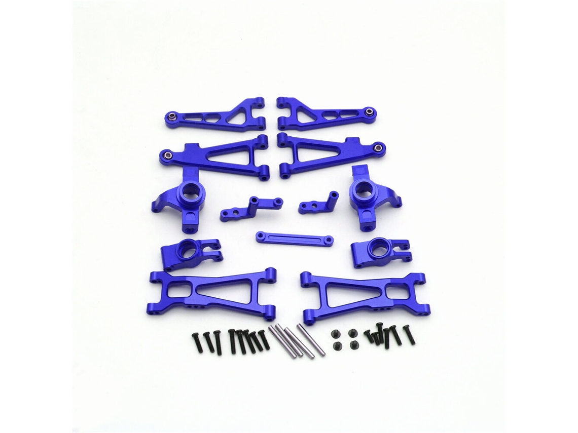 Rojomjx 1/16 Metal H16 16207 16208 16209 Kit De Brazos De Dirección Para Coches Rc De Mejora